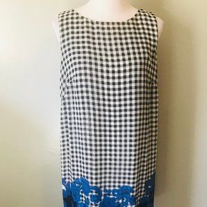 I.N. STUDIO SLEEVELESS BLACK/WHITE DRESS - 14